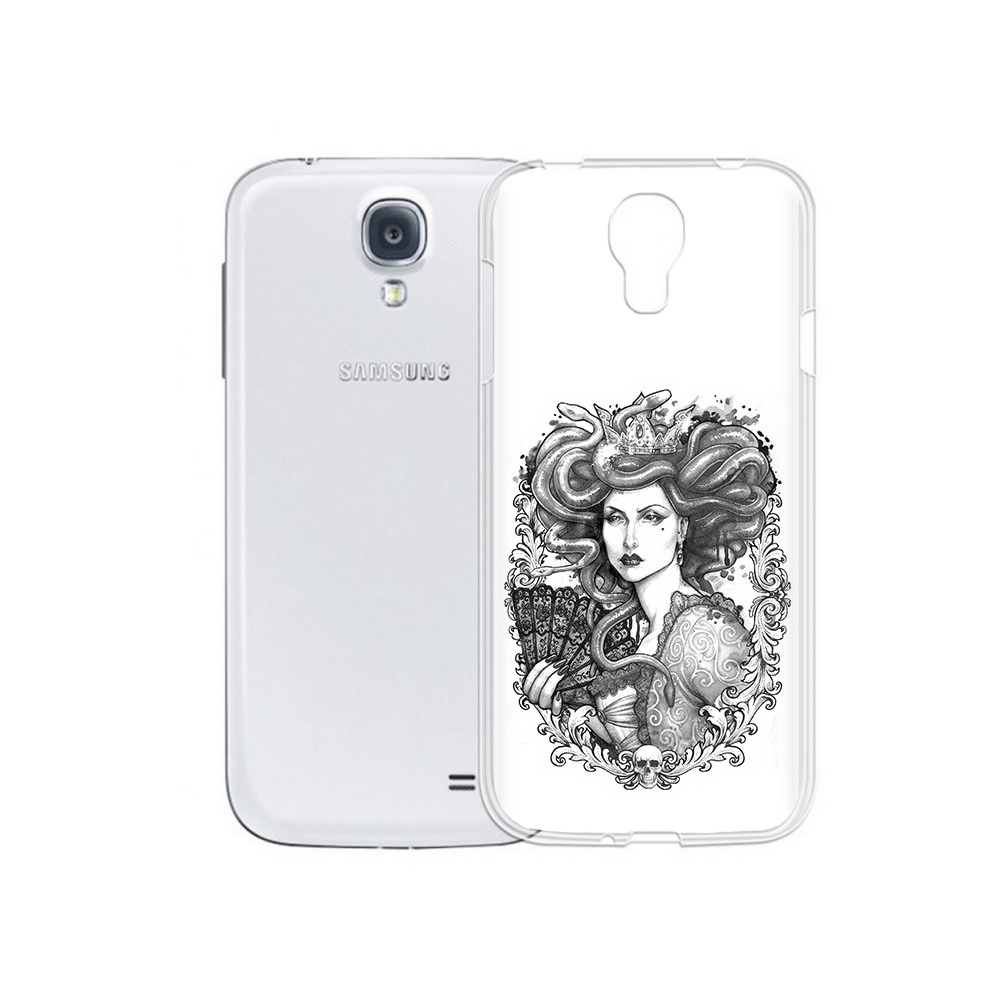 

Чехол MyPads Tocco для Samsung Galaxy S4 медуза черно белый (PT41285.571.472), Прозрачный, Tocco