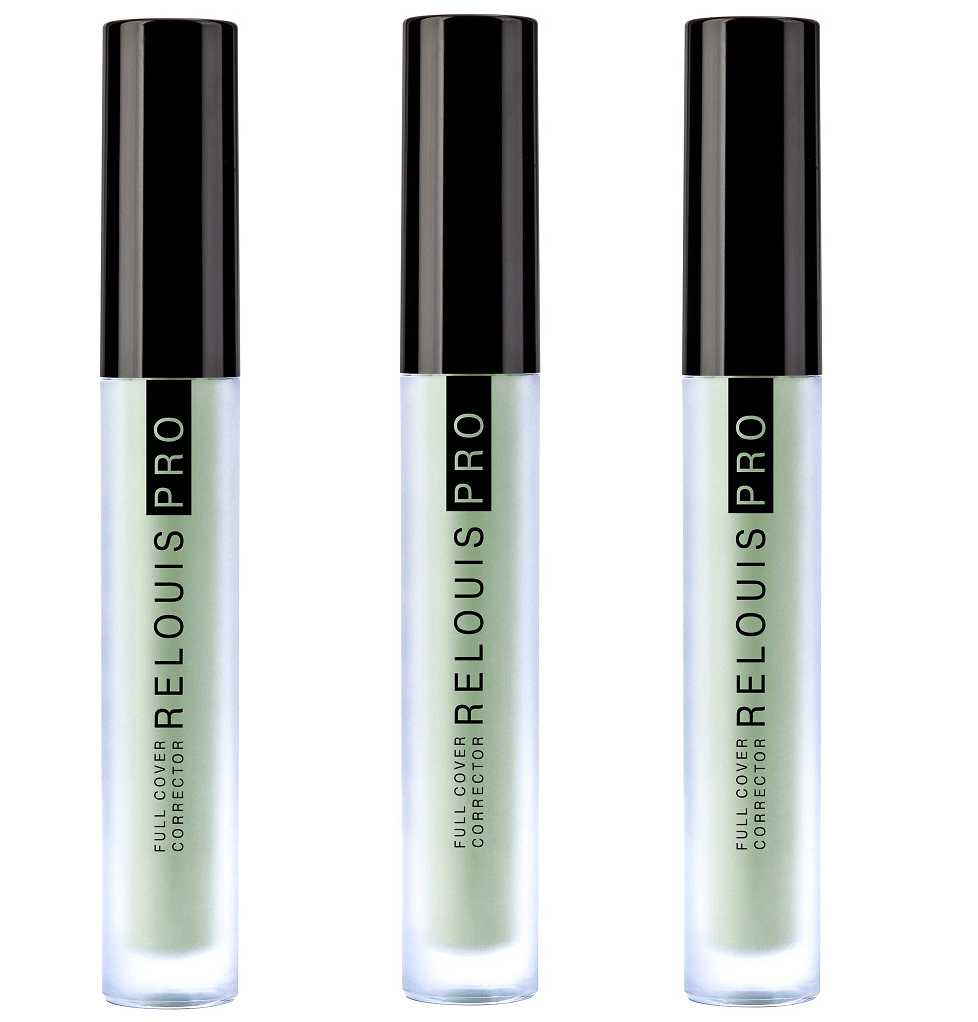 Корректор для лица Relouis Pro Full Cover Corrector тон 40 green 3шт