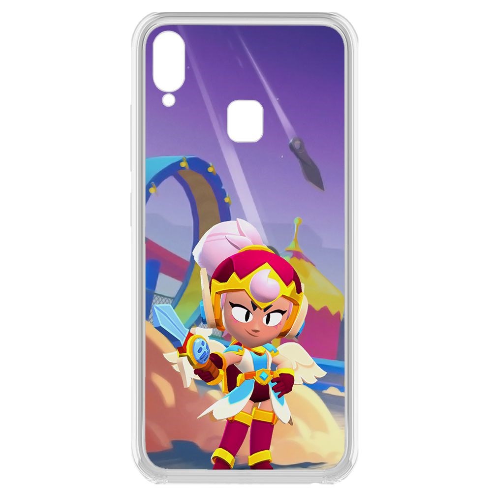 

Чехол-накладка Brawl Stars-Валькирия Джанет для Vivo Y91, Прозрачный