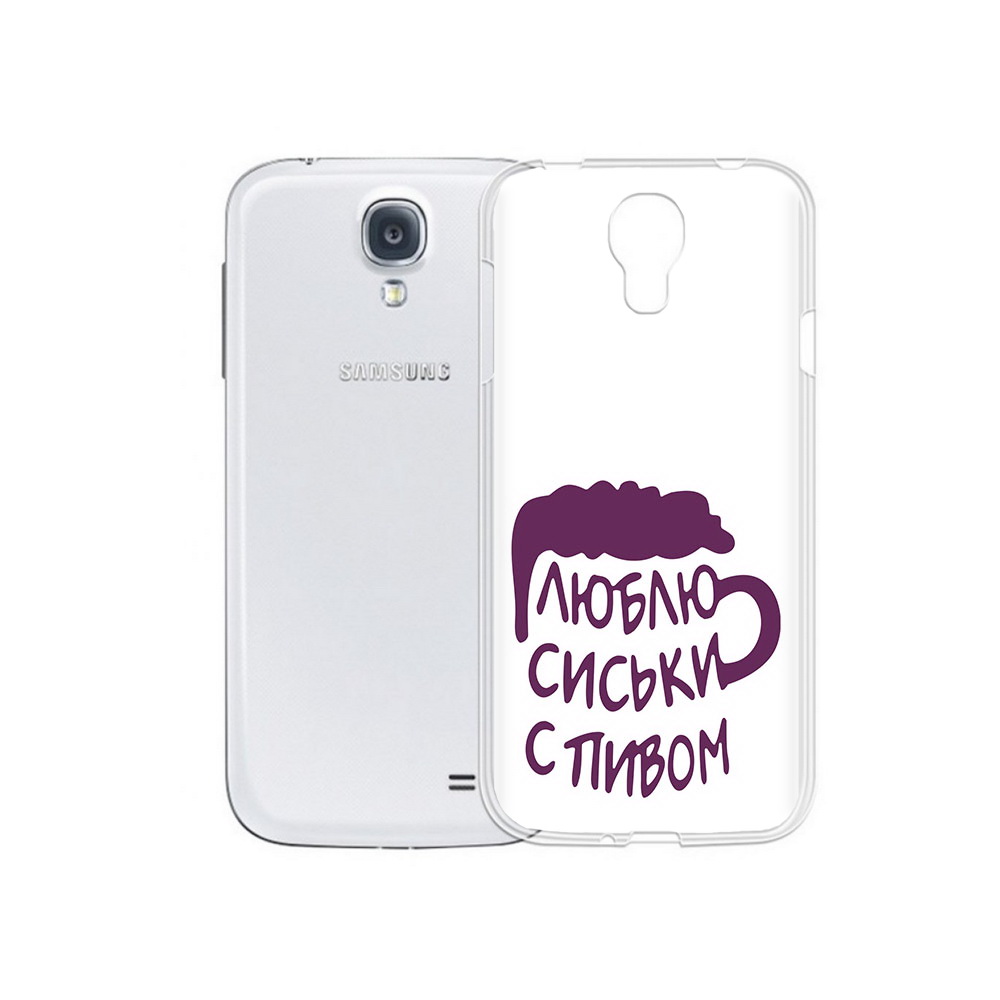 

Чехол MyPads Tocco для Samsung Galaxy S4 люблю пить кружка (PT41285.571.453), Прозрачный, Tocco