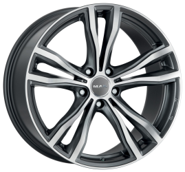 

Колесный диск MAK X-Mode 9,0x20 5x112 D66.6 ET35 цвет Gun Met-Mirror Face