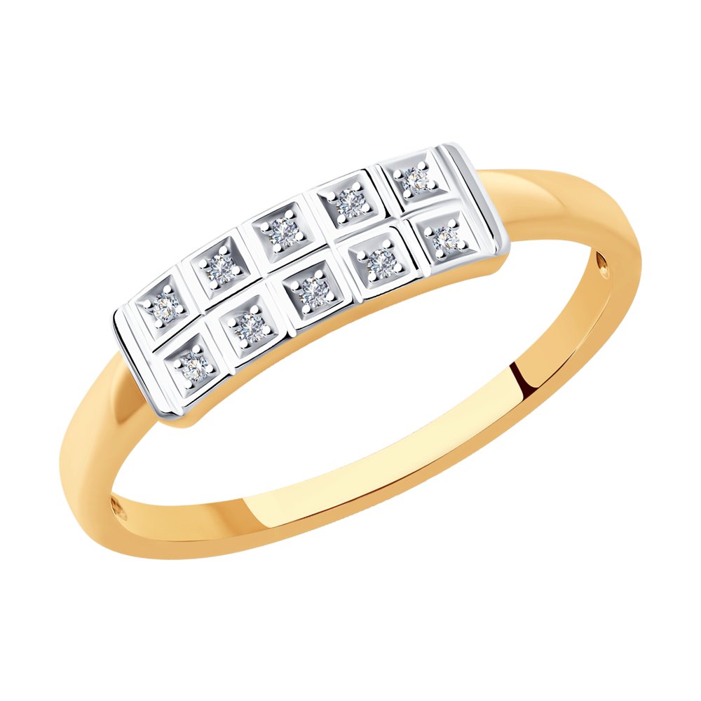 

Кольцо из красного золота с бриллиантом р.  SOKOLOV Diamonds 1012105, 1012105