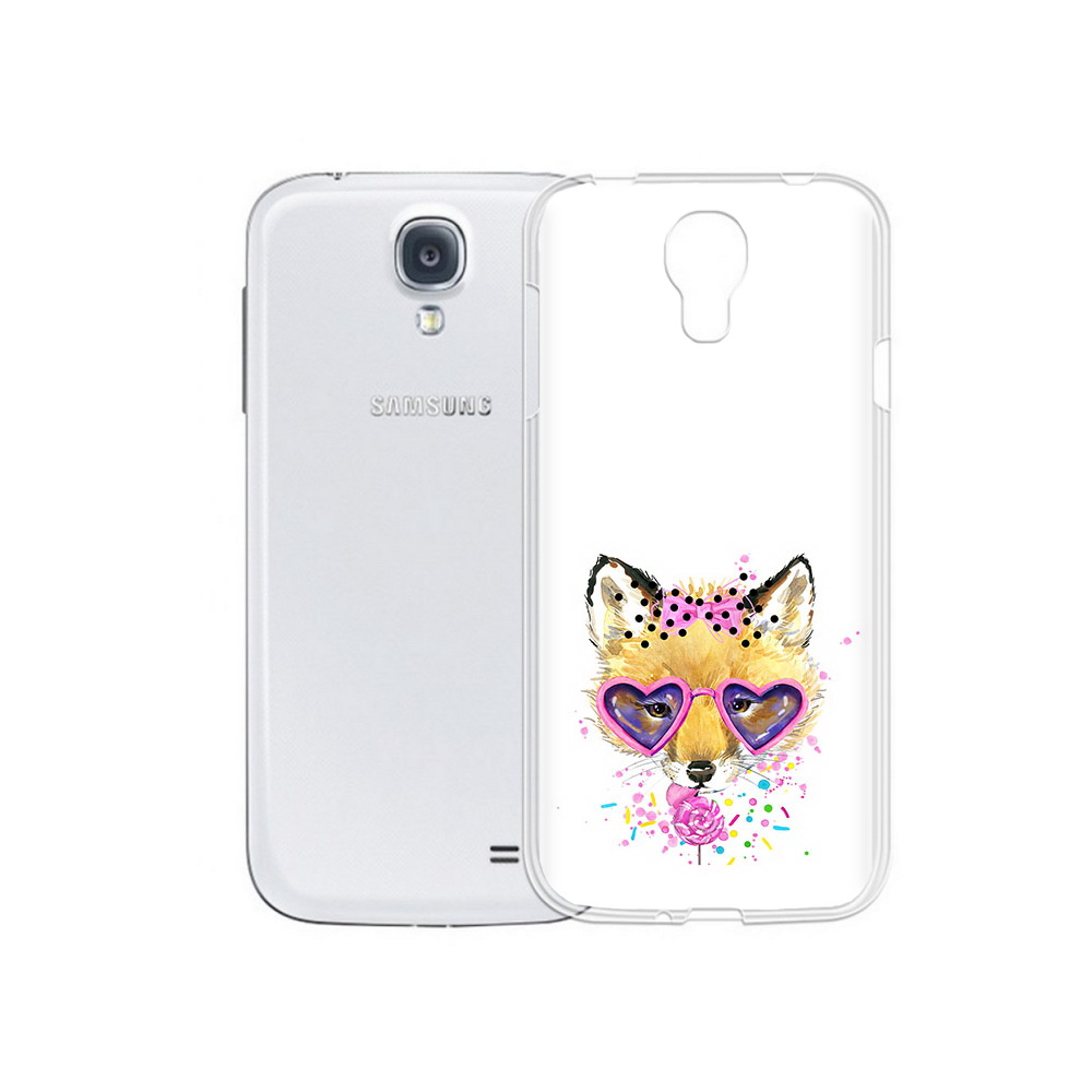 

Чехол MyPads Tocco для Samsung Galaxy S4 лисенок с бантиком (PT41285.571.441), Прозрачный, Tocco
