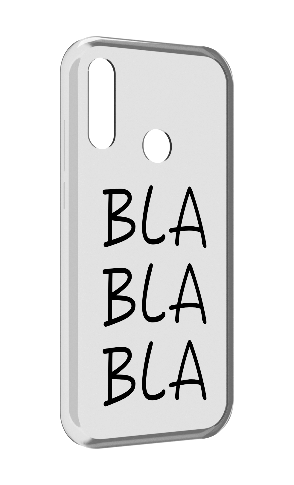 

Чехол MyPads Bla-Bla для Lenovo Z6 Pro Youth Edition / Z6 Pro Lite, Прозрачный, Tocco