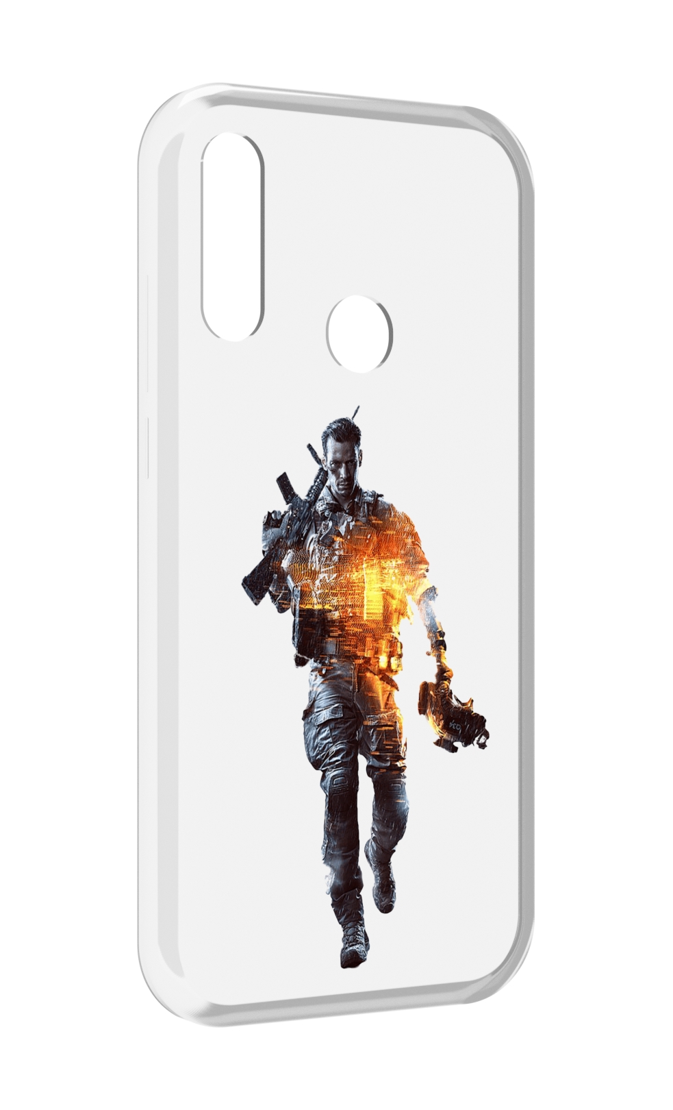 

Чехол MyPads Battlefield-4 мужской для Lenovo Z6 Pro Youth Edition / Z6 Pro Lite, Прозрачный, Tocco