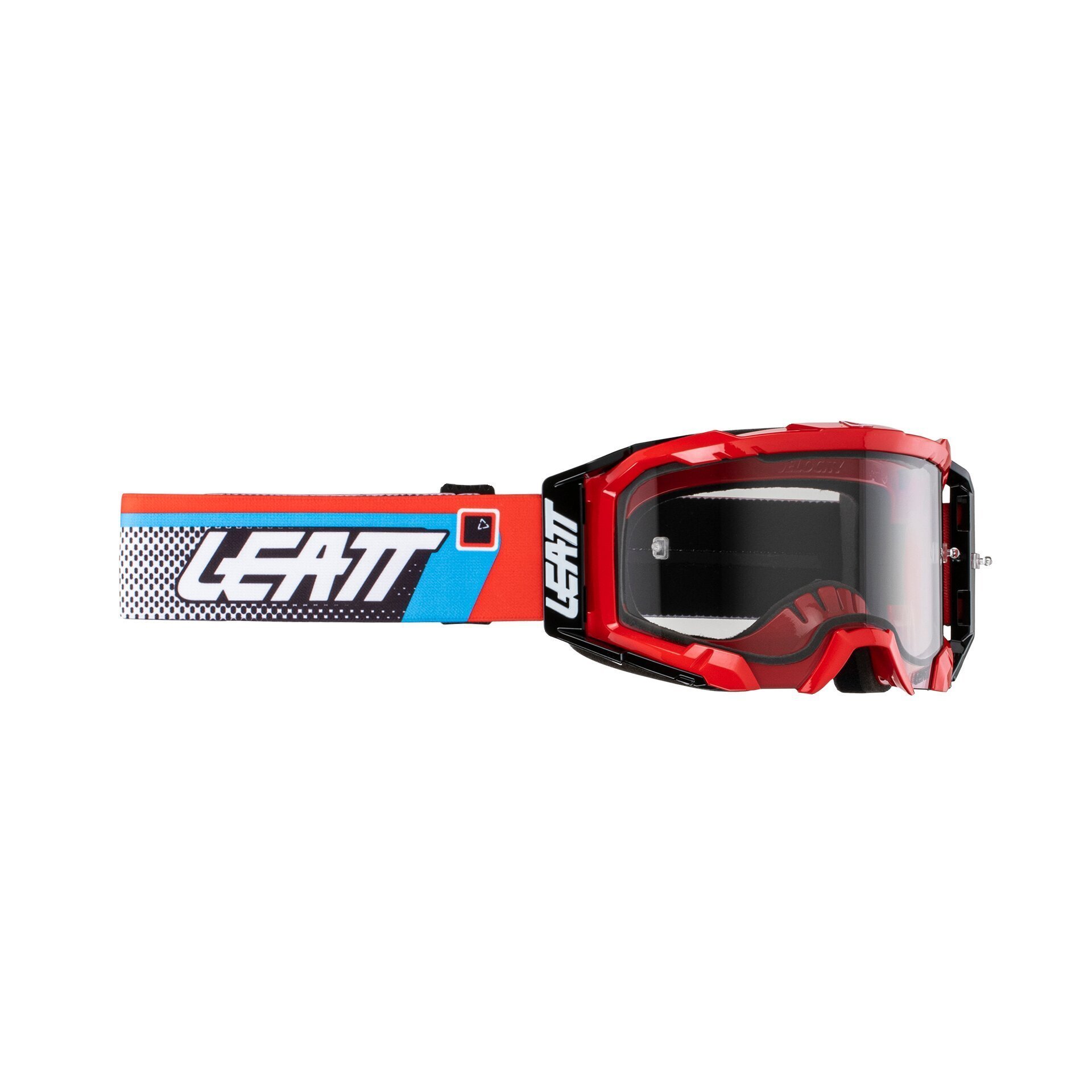 

Кроссовая маска Leatt Velocity 5.5 Red Light Grey 58% (8024070360), Белый, Velocity