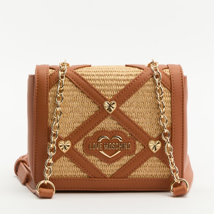 

Сумка женская Love Moschino JC4310PP SS24 бежевая, Бежевый, JC4310PP SS24