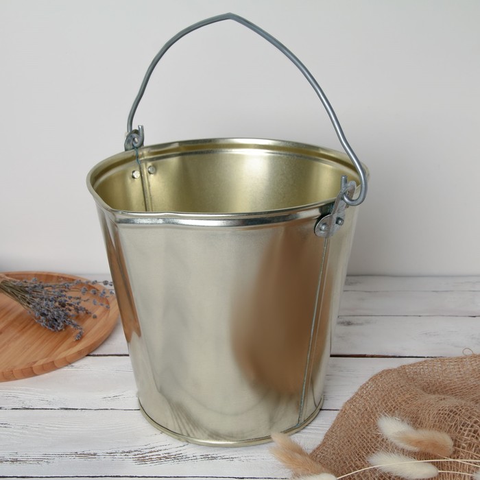 Подойник, 12 л, жесть лакированная, ГОСТ