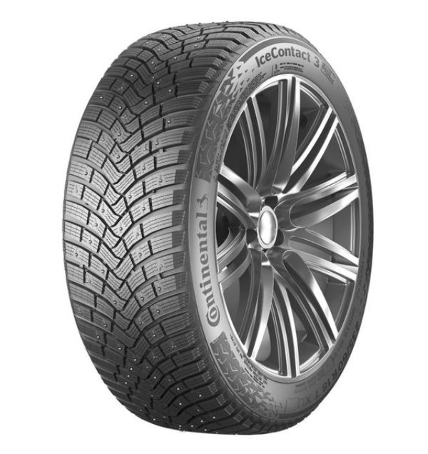 фото Шины 215/45r17 91t xl icecontact 3 tl fr ta (шип.) continental