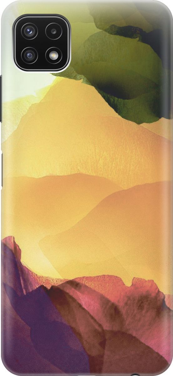 

Чехол на Samsung Galaxy A22s 5G "Разноцветный гербарий", Желтый;зеленый, 6357