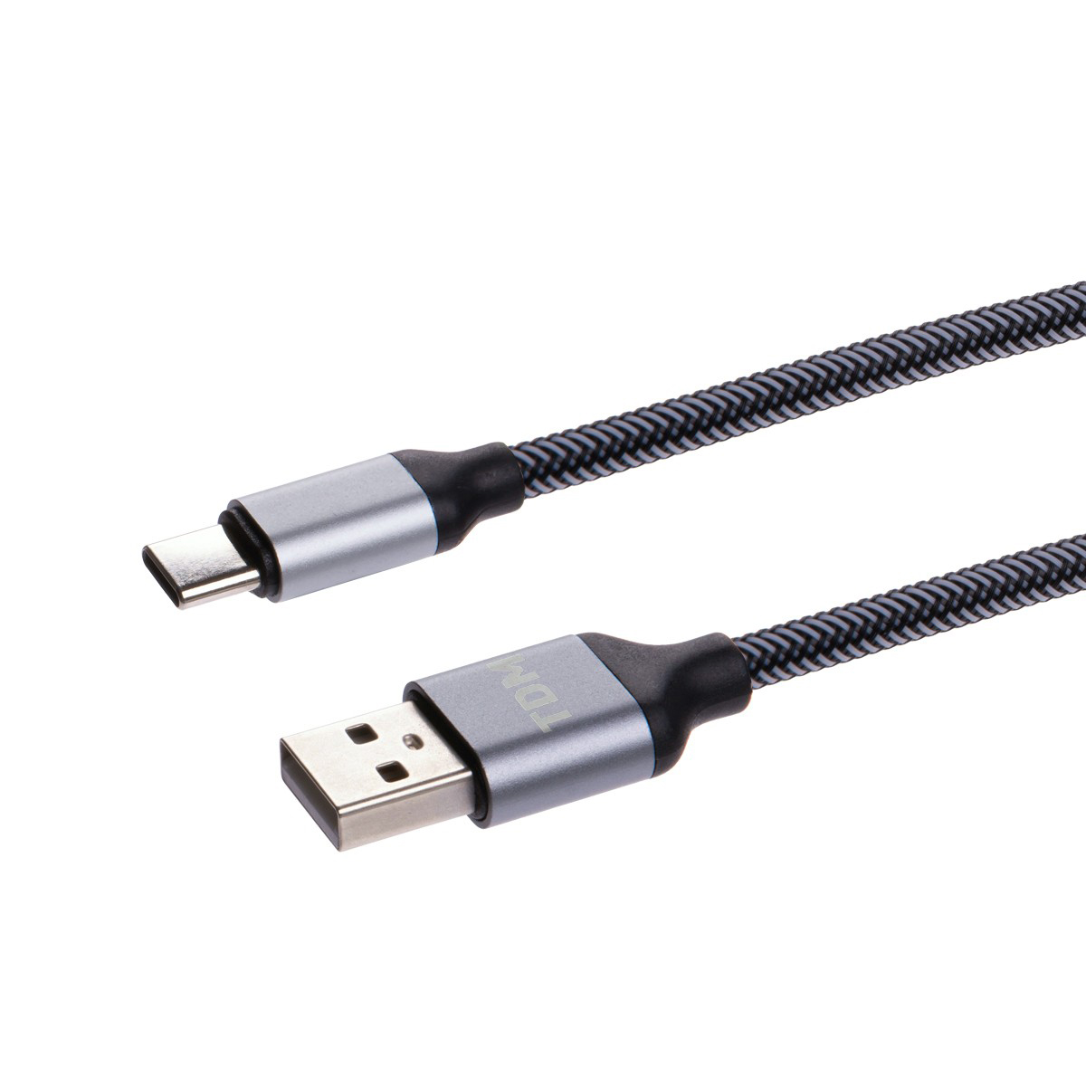 фото Кабель usb type-c - usb tdm electric 1 м серый