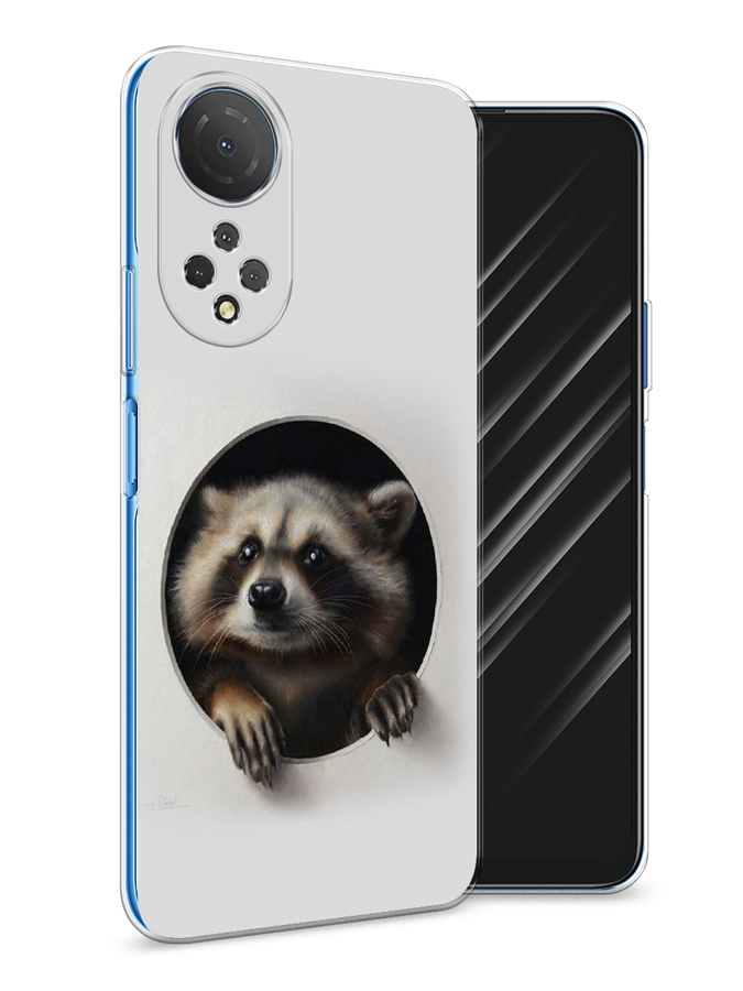 

Чехол Awog на Honor X7 2022 "Любопытный енот", Разноцветный, 6108850-1