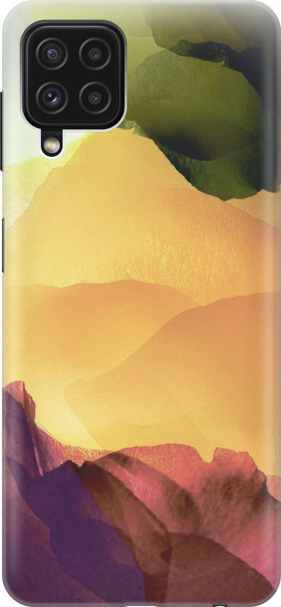 

Чехол на Samsung Galaxy A22 "Разноцветный гербарий", Желтый;зеленый, 6244
