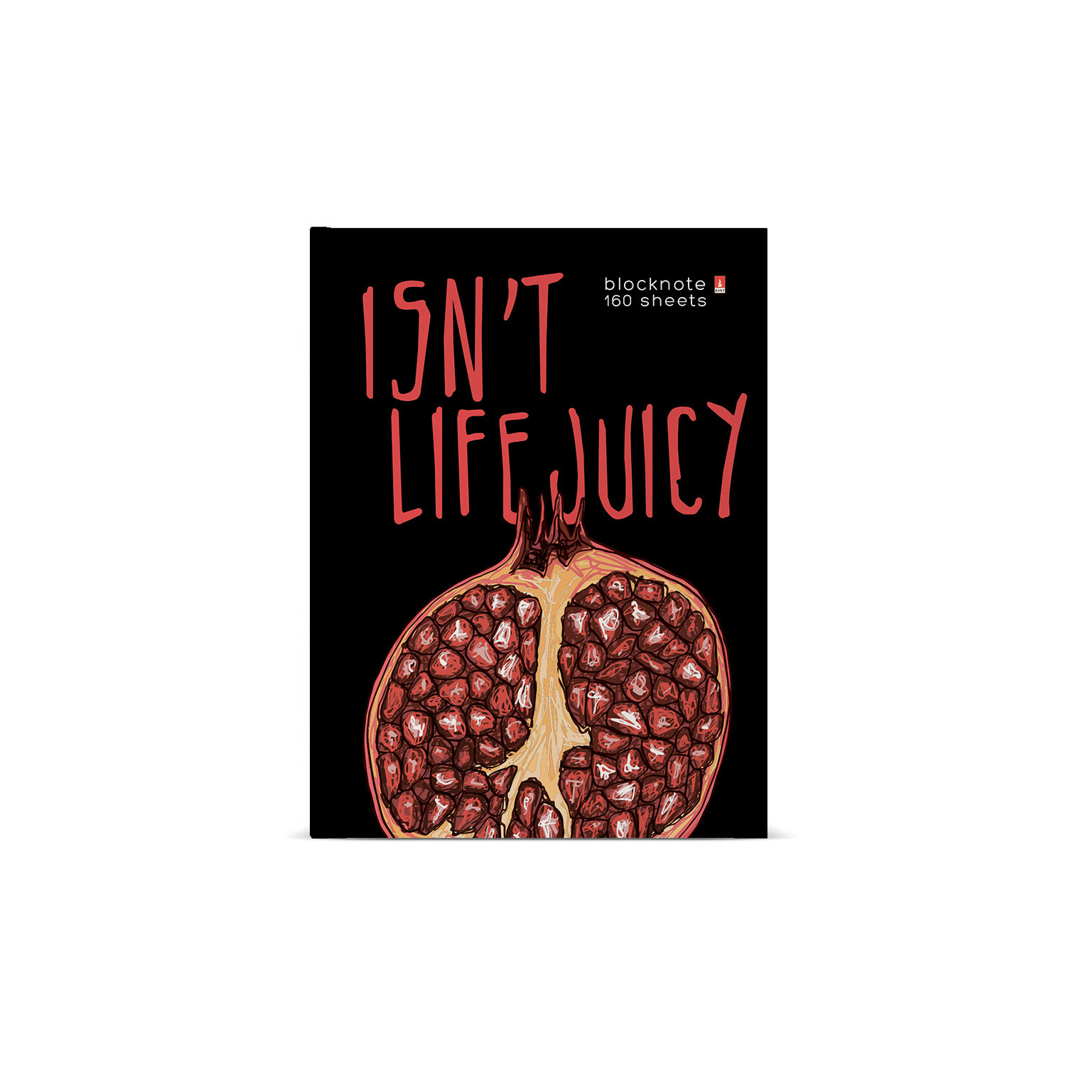 Блокнот Альт А6 110 х 145 мм JUICY LIFE. ГРАНАТ мультиколор 160л 3-160-002/29