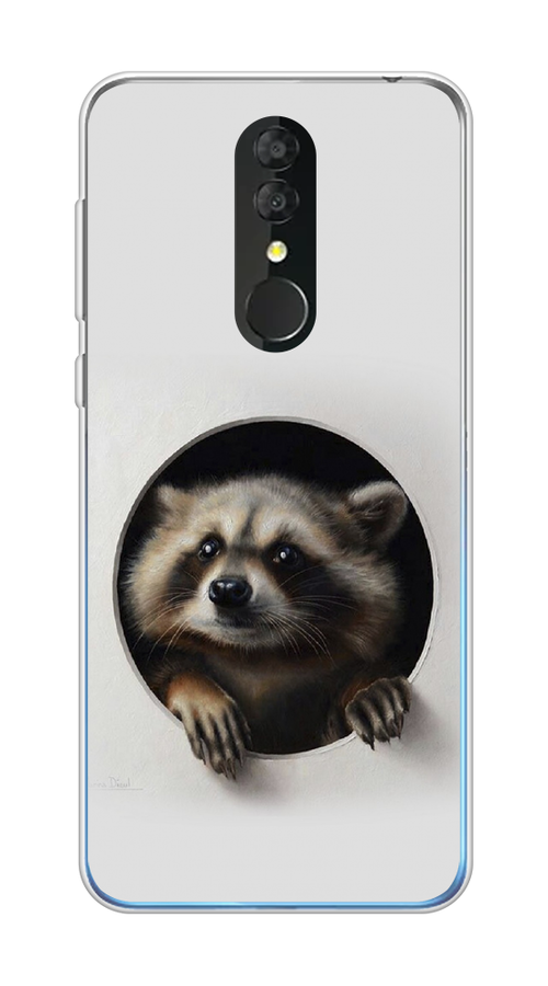 

Чехол Awog на Alcatel 3 5053Y (2019) / Алкатель 3 5053Y (2019) "Любопытный енот", Разноцветный, 170550-1