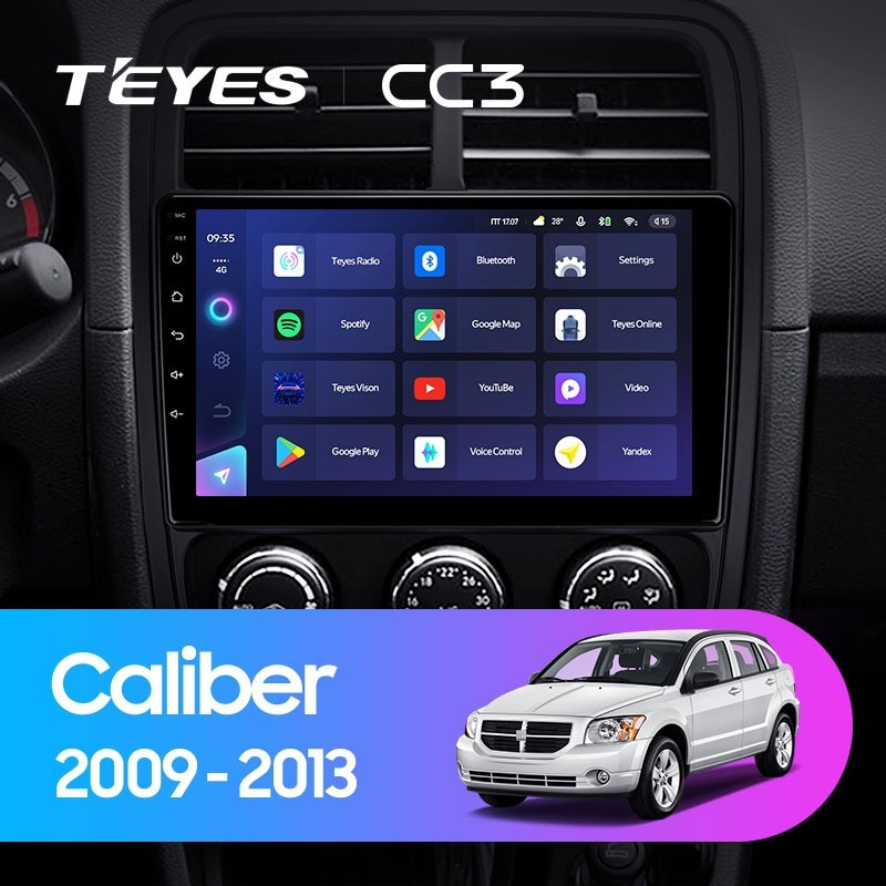 Штатная магнитола Teyes CC3 432 Dodge Caliber PM 2009-2013 3860000₽