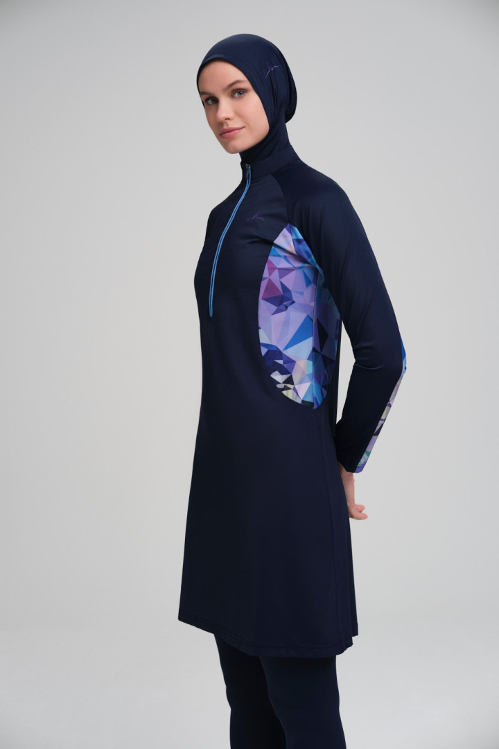 

Буркини женский Hasema 2240 синий 2XL (товары доставляются из-за рубежа), 2240