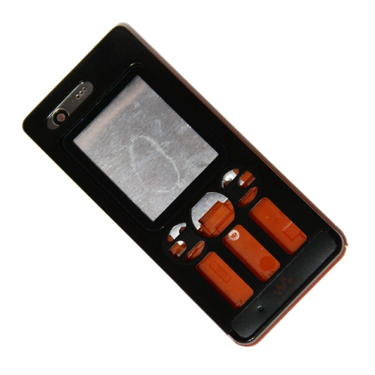 

Корпус для Sony Ericsson W880 <черно-оранжевый>