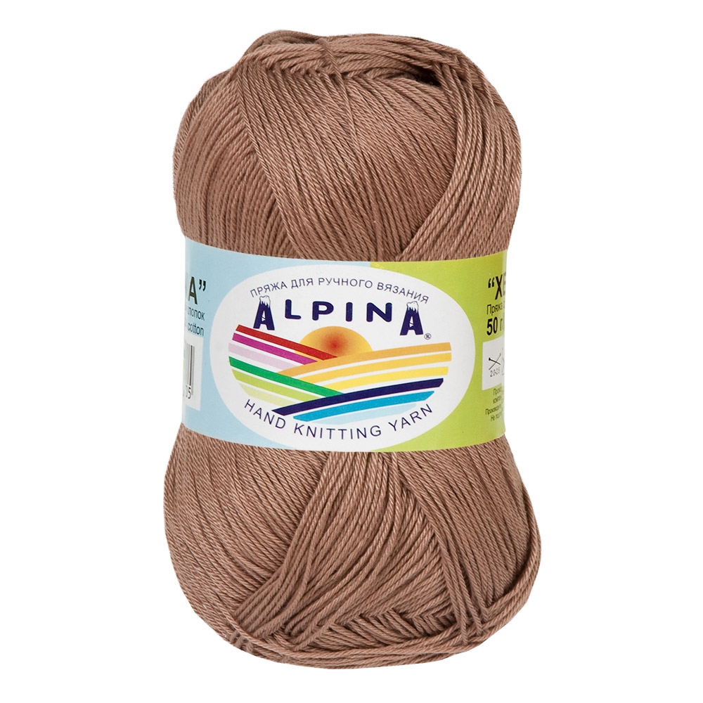 

Пряжа Alpina Xenia №046 серо-коричневый, Xenia