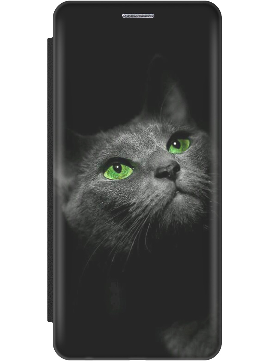 

Чехол-книжка на Samsung Galaxy A71 с принтом "Зеленоглазая кошка" черный, Черный;зеленый;серый, 722411411
