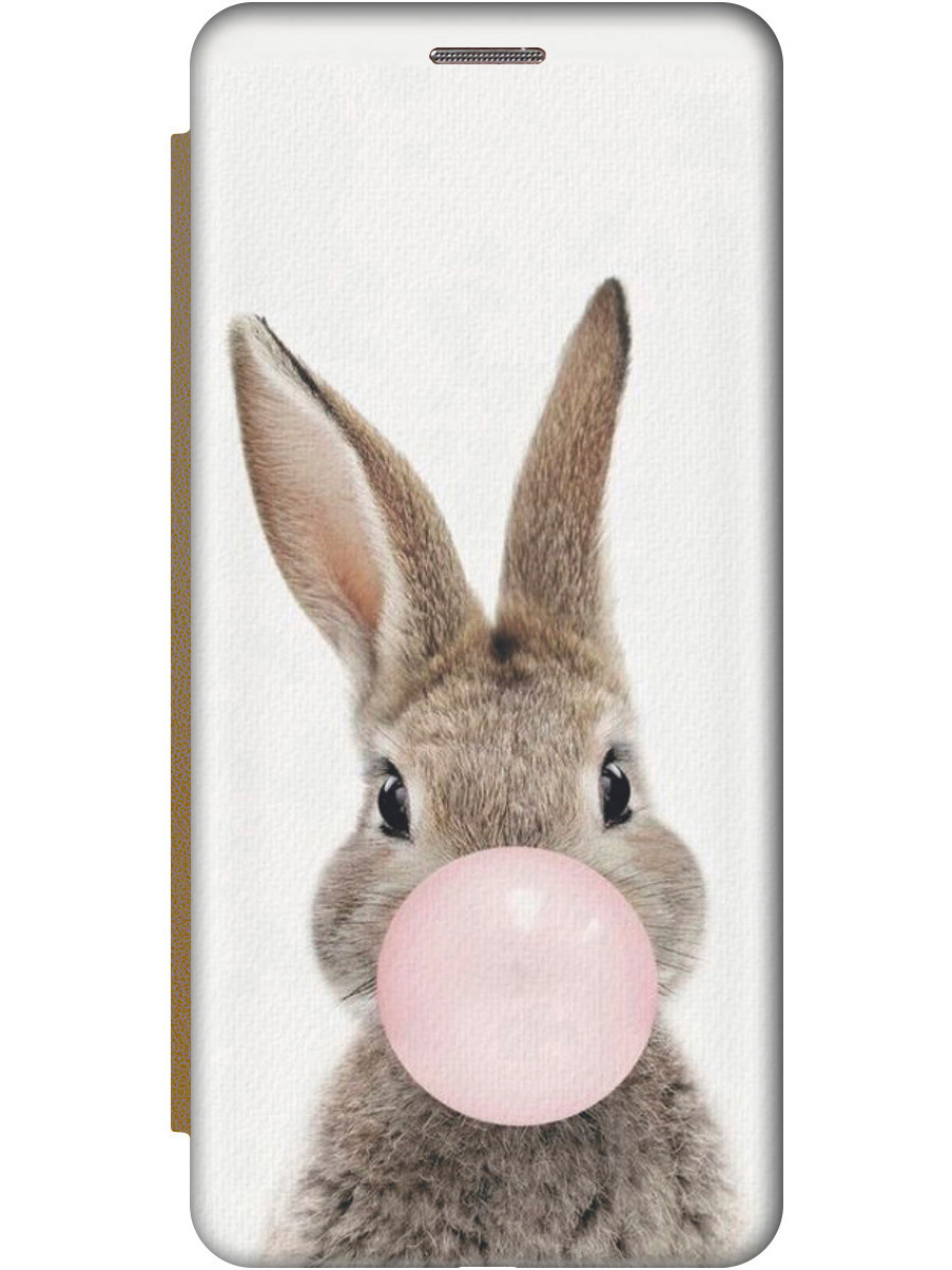 

Чехол-книжка на Samsung Galaxy A70/A70s с принтом "Заяц с жвачкой" золотой, Золотистый;белый;коричневый;розовый, 720804412