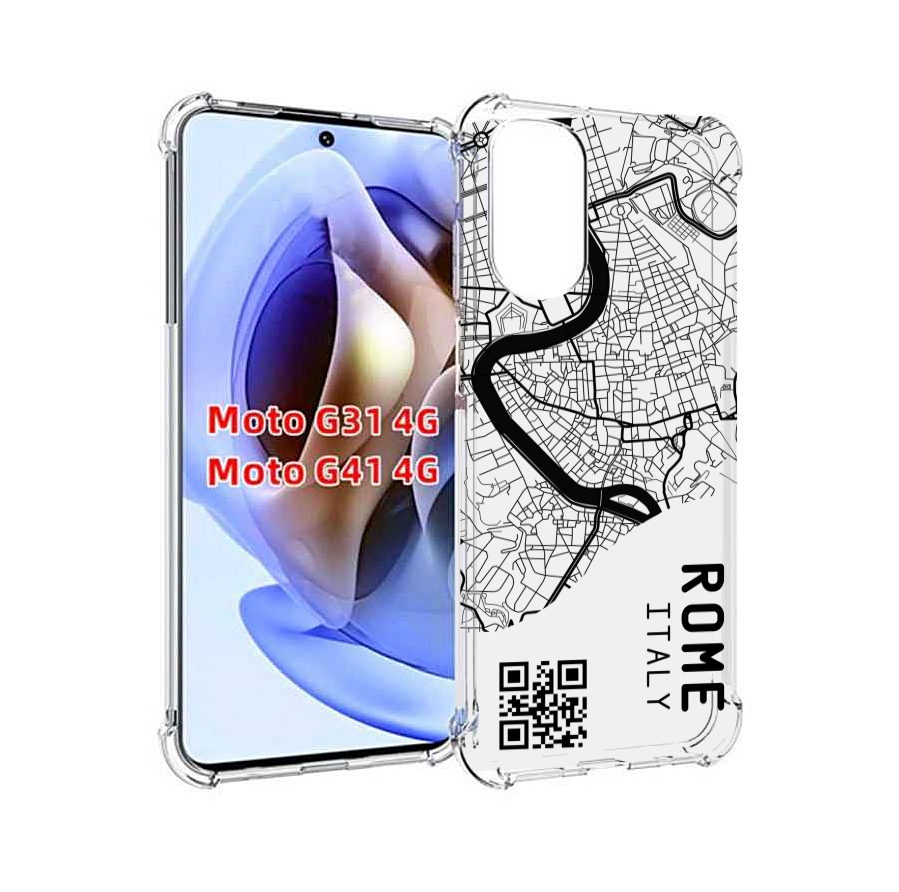 

Чехол MyPads схема-рим для Motorola Moto G31 4G / G41 4G, Прозрачный, Tocco