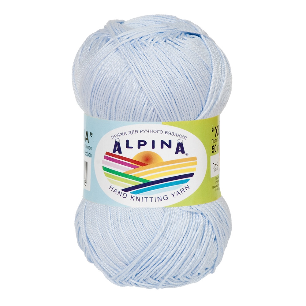 

Пряжа Alpina Xenia №137 бледно-голубой, Xenia