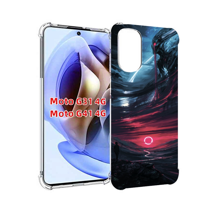 

Чехол MyPads страшный мир для Motorola Moto G31 4G / G41 4G, Прозрачный, Tocco