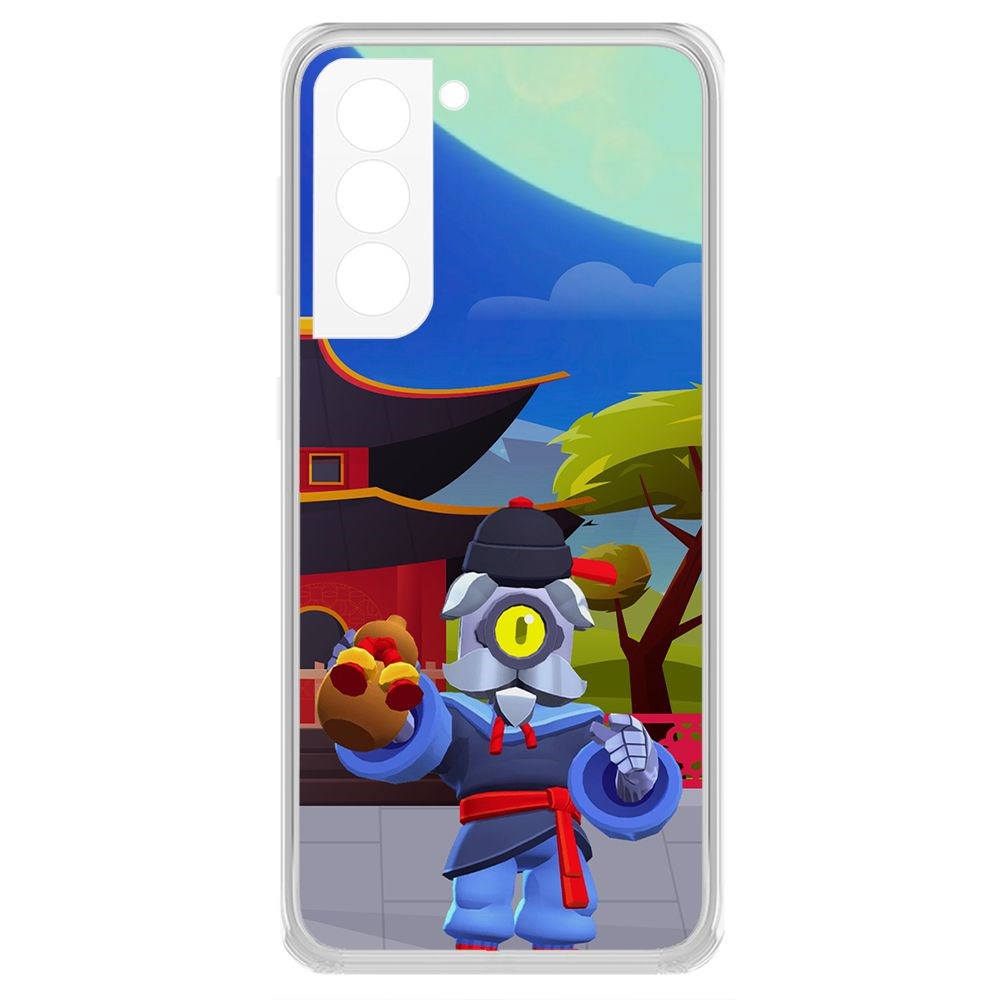 

Чехол-накладка Brawl Stars-Великий Мастер Барли для Samsung Galaxy S21+ (G996)