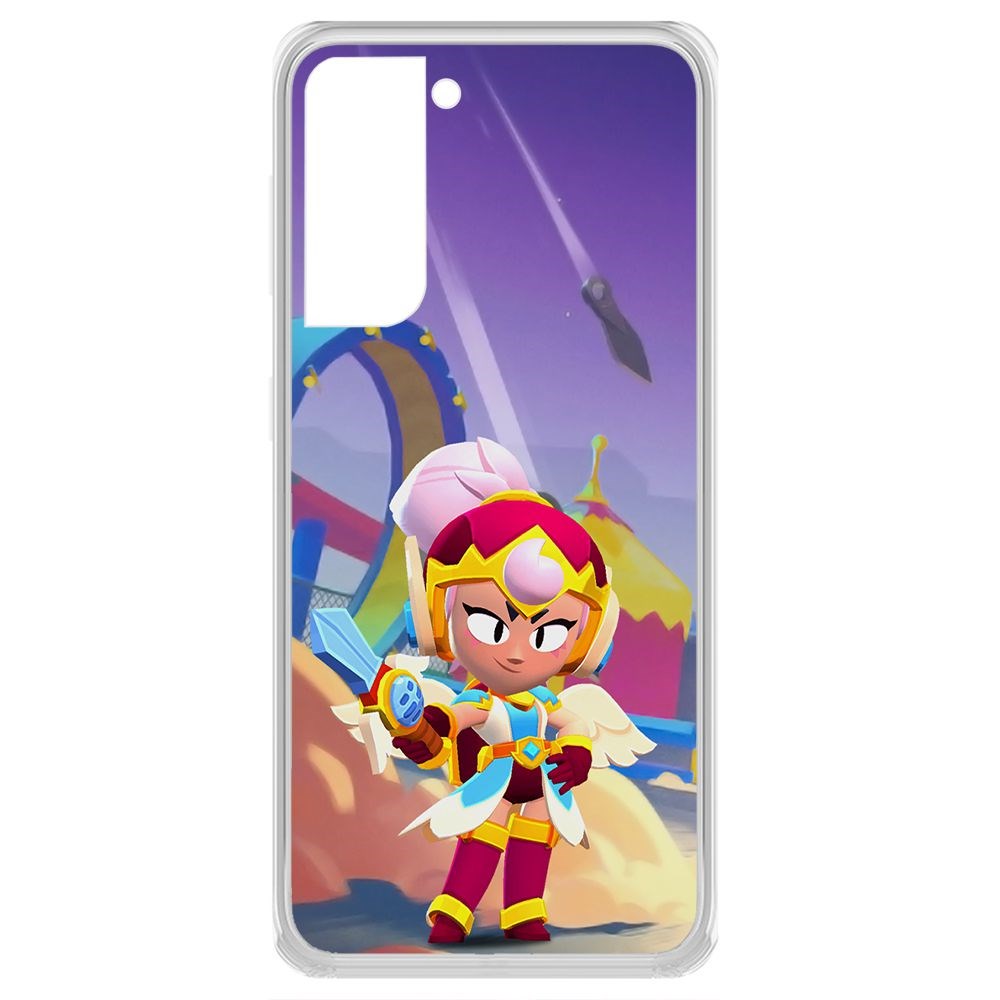 

Чехол-накладка Brawl Stars-Валькирия Джанет для Samsung Galaxy S21 (G991), Прозрачный
