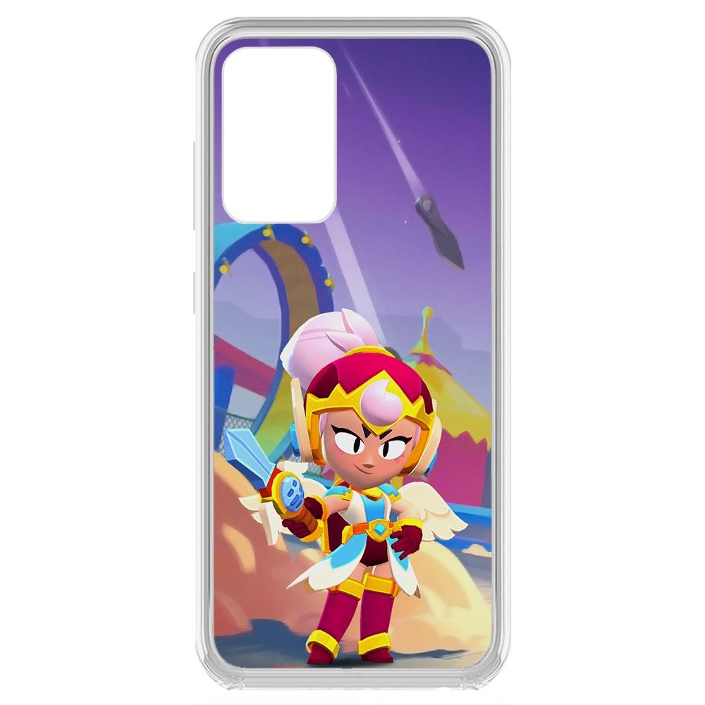 

Чехол-накладка Brawl Stars-Валькирия Джанет для Samsung Galaxy A52 (A525), Прозрачный