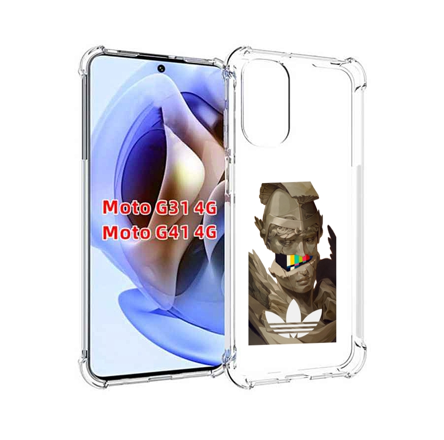 

Чехол MyPads статуя-адидас для Motorola Moto G31 4G / G41 4G, Прозрачный, Tocco