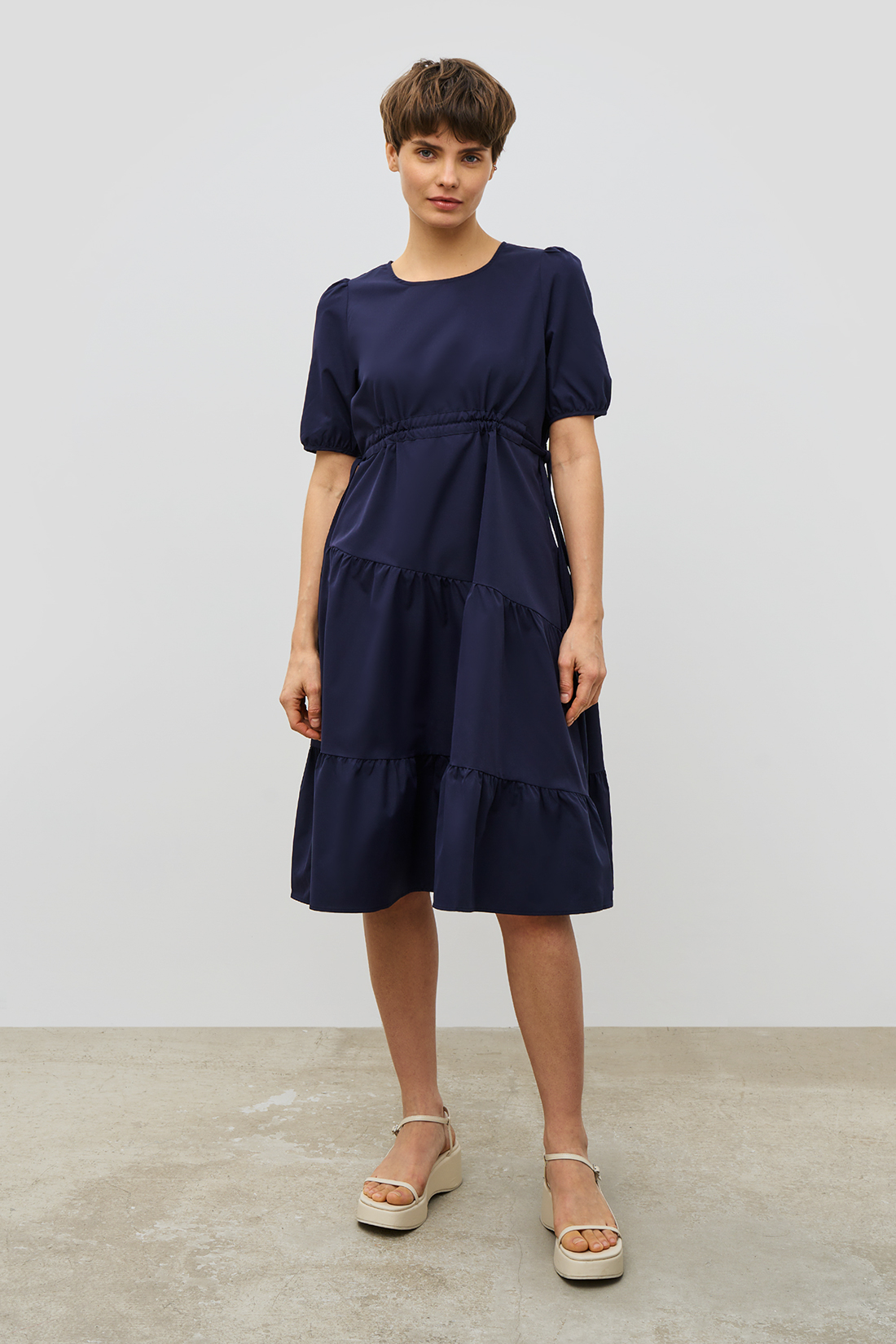 

Платье женское Baon B4523089 синее 2XL, B4523089