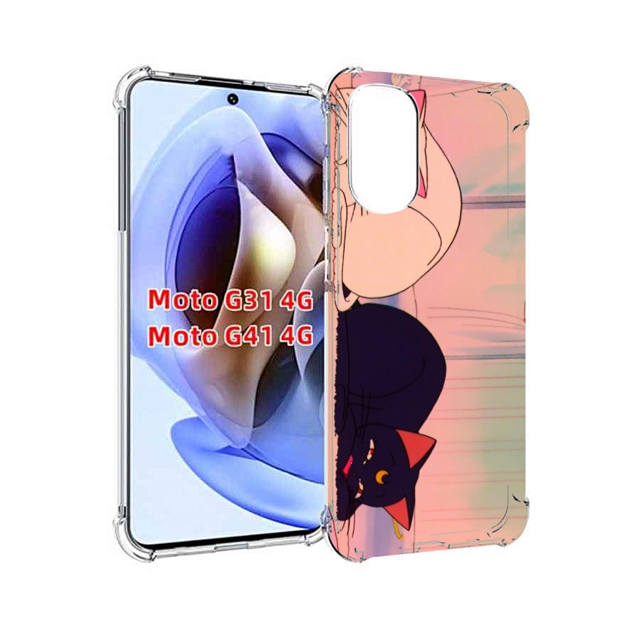 

Чехол MyPads спящие коты для Motorola Moto G31 4G / G41 4G, Прозрачный, Tocco