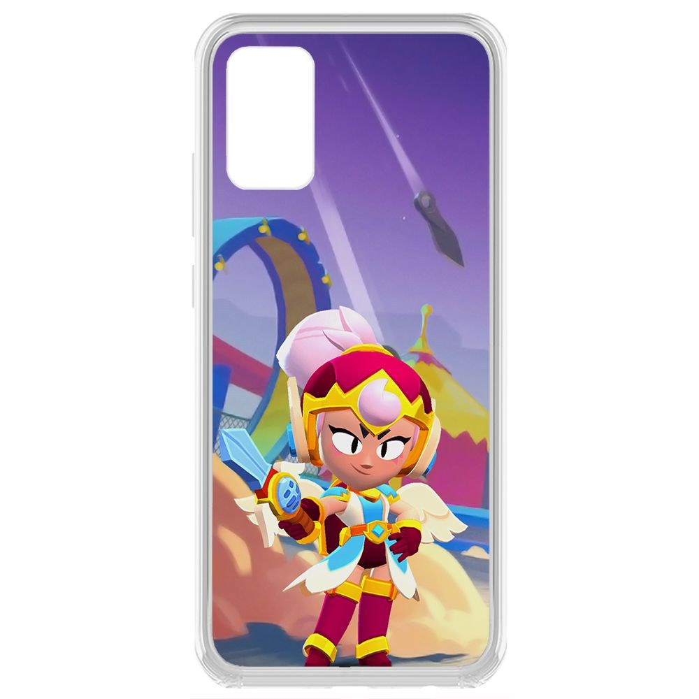 

Чехол-накладка Brawl Stars-Валькирия Джанет для Samsung Galaxy A02s (A025), Прозрачный