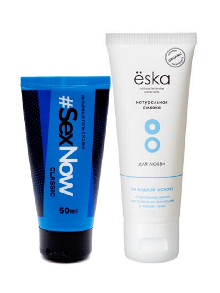 

Комплект интимная гель смазка для секса SexNow Classic 50 мл + Ёska Для любви 75 мл