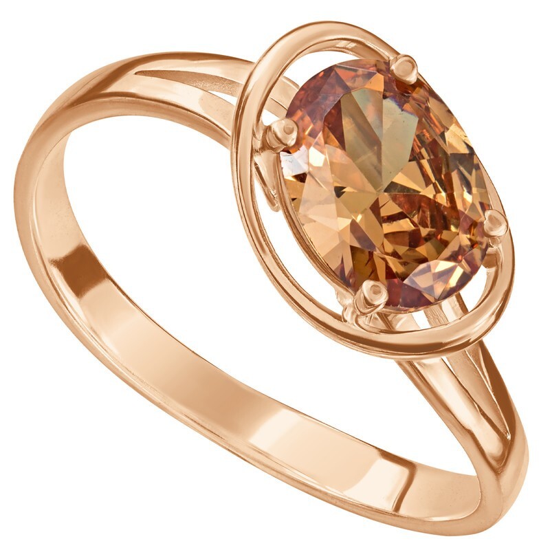 

Кольцо из серебра с кристаллом ювелирным р., LAZURIT-ONLINE 827802, 827802