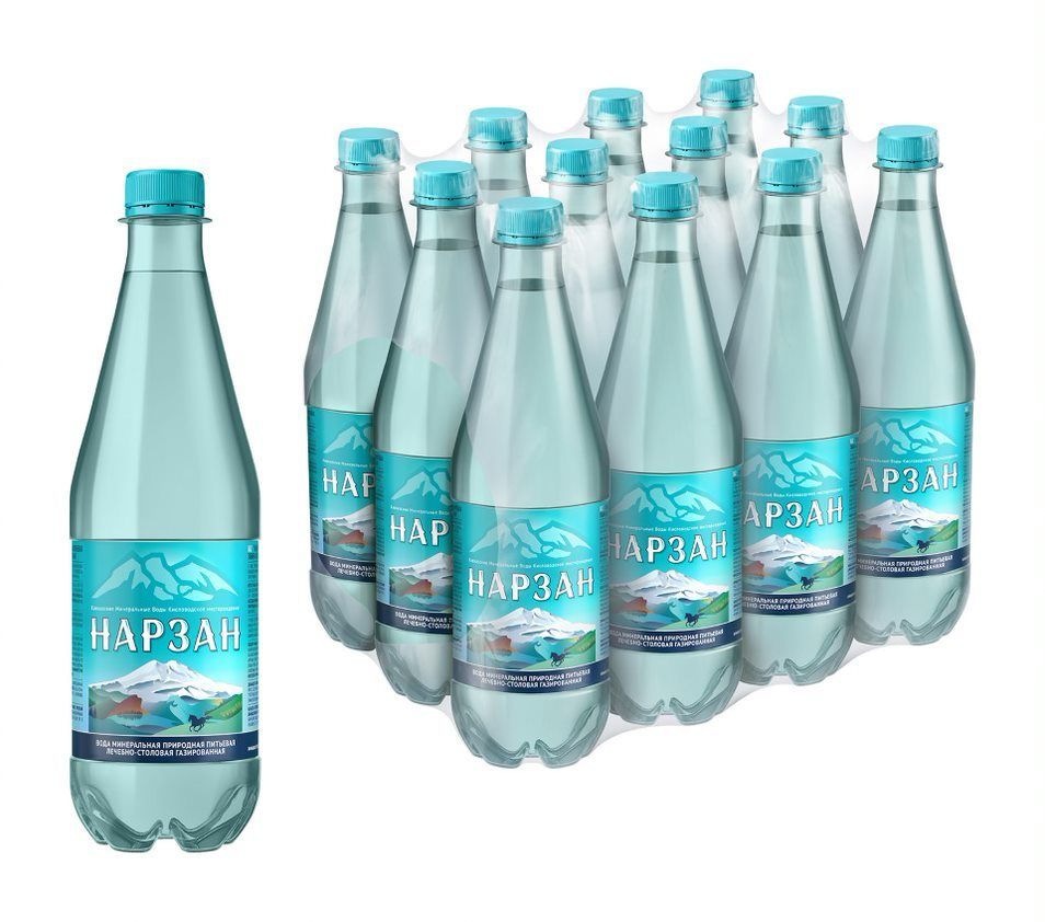 

Минеральная вода "Нарзан" 12 шт по 0,5 л