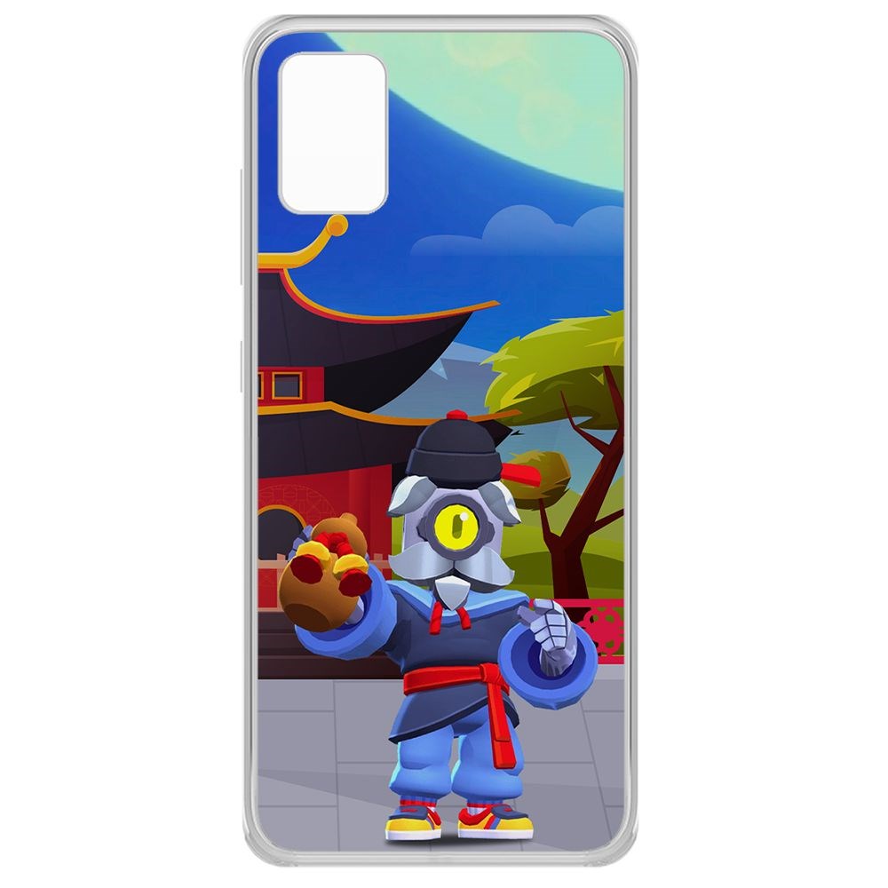 

Чехол-накладка Brawl Stars-Великий Мастер Барли для Samsung Galaxy A51 (A515), Прозрачный