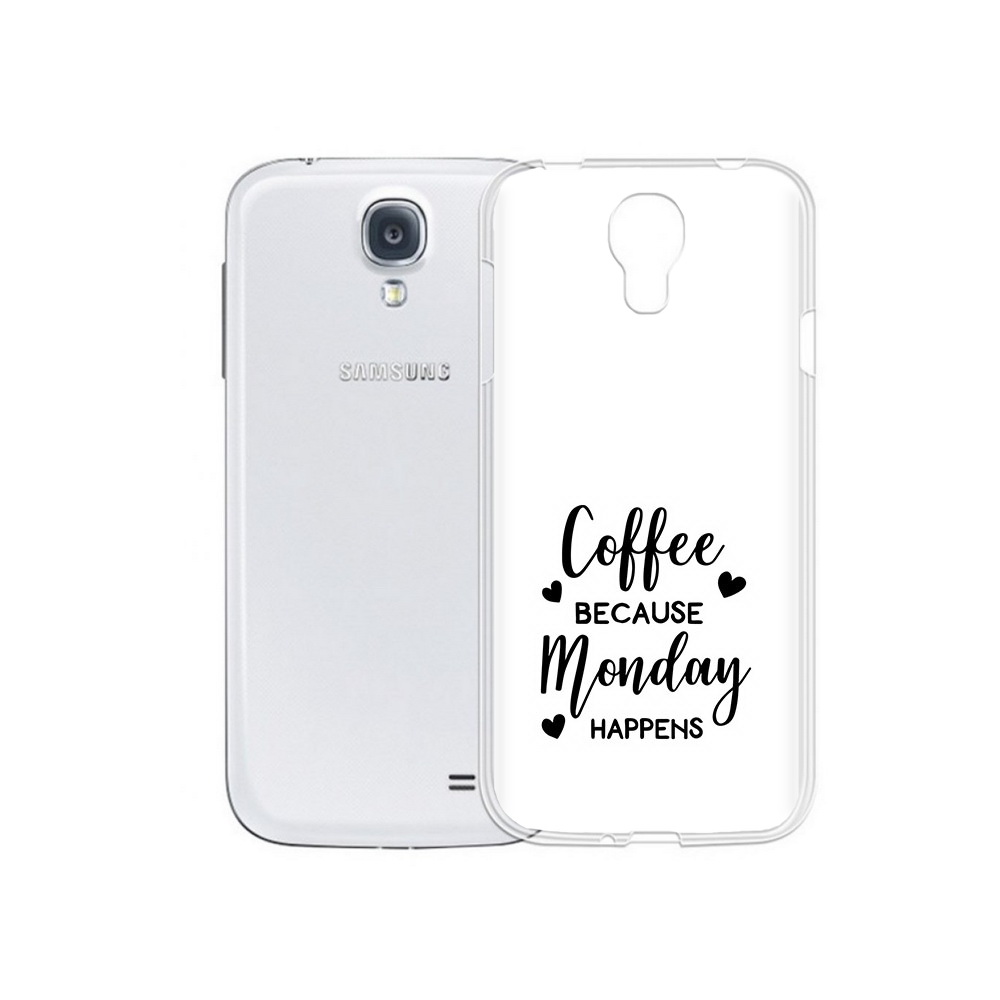 

Чехол MyPads Tocco для Samsung Galaxy S4 кофе и понедельник стал счастливым, Прозрачный, Tocco