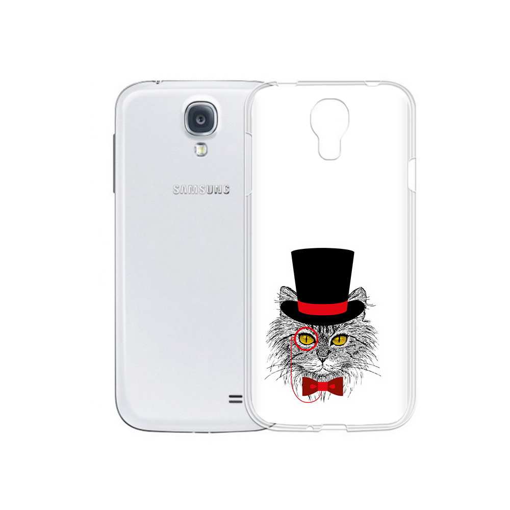 Чехол MyPads Tocco для Samsung Galaxy S4 кот в шляпе (PT41285.571.397)