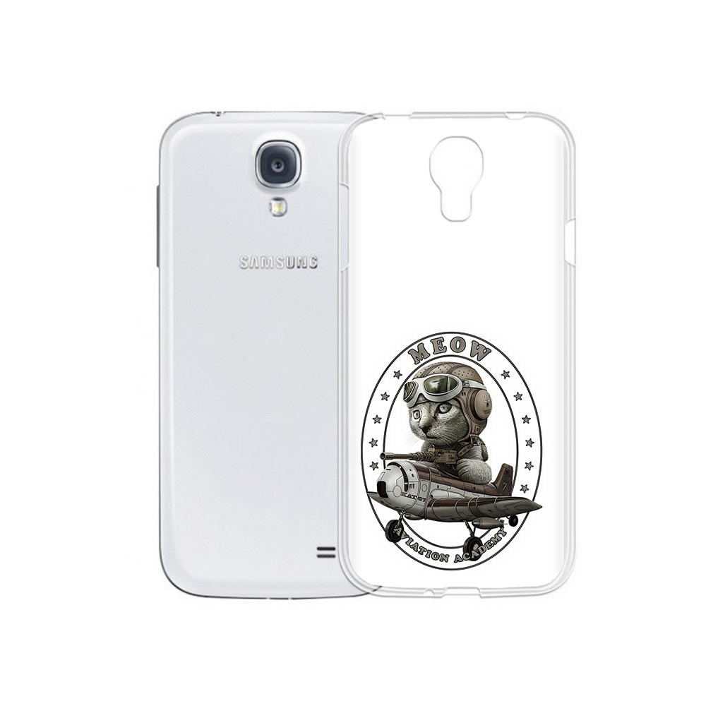 

Чехол MyPads Tocco для Samsung Galaxy S4 кот в самолете (PT41285.571.395), Прозрачный, Tocco