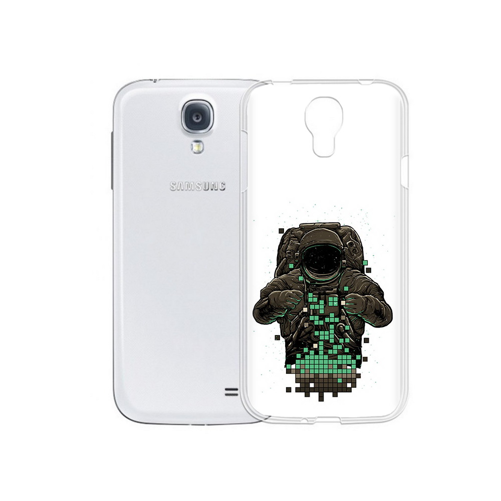 

Чехол MyPads Tocco для Samsung Galaxy S4 космонавт с пикселями (PT41285.571.394), Прозрачный, Tocco