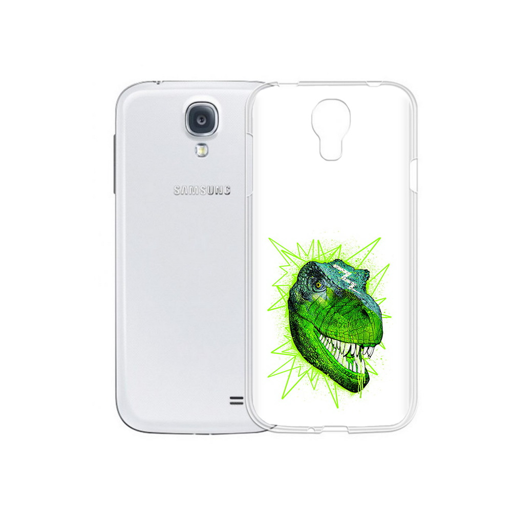 

Чехол MyPads Tocco для Samsung Galaxy S4 зеленый динозавр (PT41285.571.358), Прозрачный, Tocco