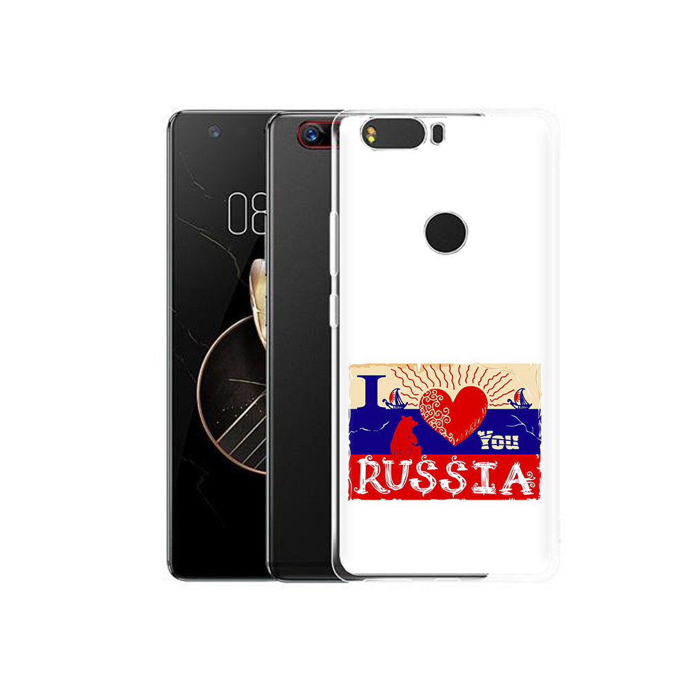 

Чехол MyPads Tocco для ZTE Nubia Z17 Люблю Россию (PT75244.452.112), Прозрачный, Tocco