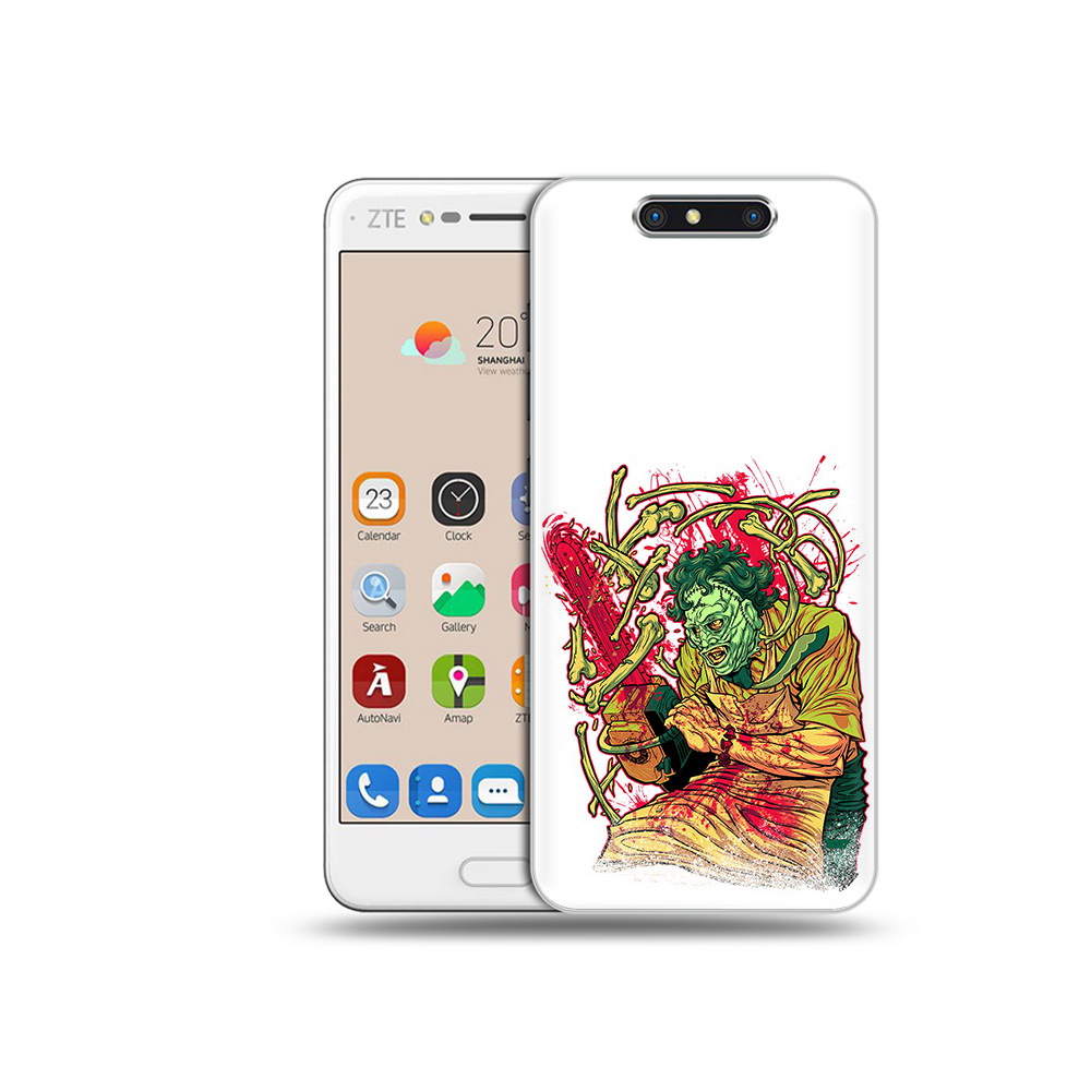 

Чехол MyPads Tocco для ZTE Blade V8 яркий мясник (PT100217.451.711), Прозрачный, Tocco