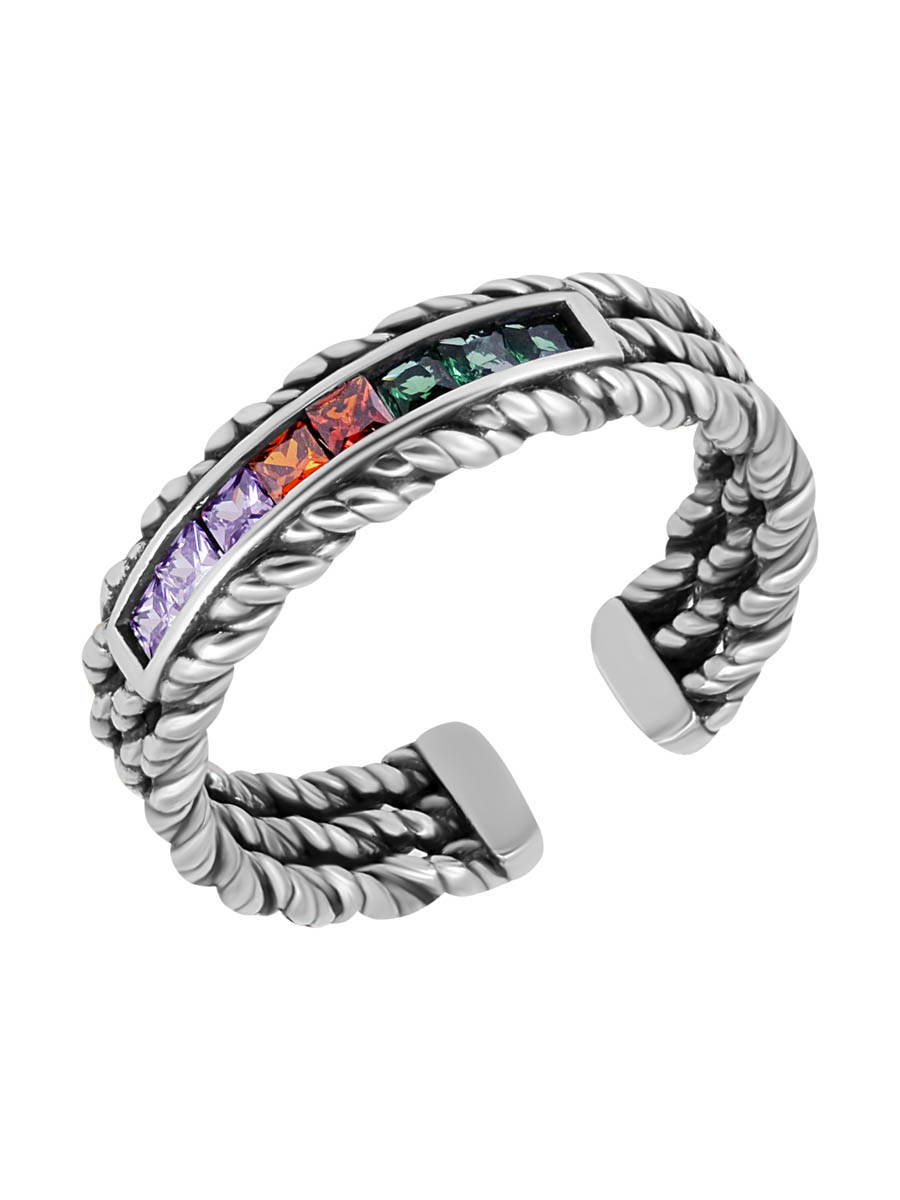 

Кольцо из бижутерного сплава OTOKODESIGN 6-80428, стразы, 6-80428