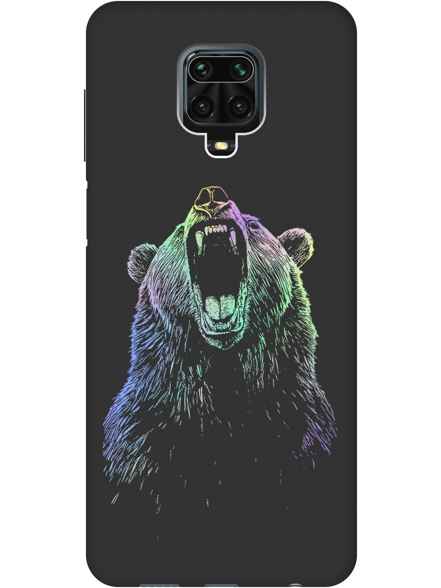 

Силиконовый чехол на Xiaomi Redmi Note 9s / Note 9 Pro с принтом матовый черный 849047, Черный;серебристый, 722942113