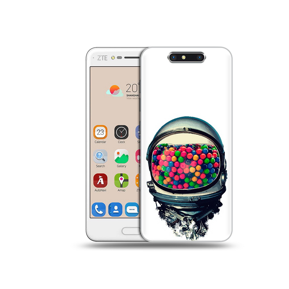 Чехол MyPads Tocco для ZTE Blade V8 шлем космонавта (PT100217.451.700)