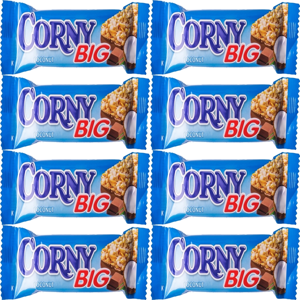 

Батончик злаковый Corny Big с молочным шоколадом и кокосом 50г - 8шт.